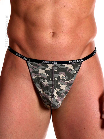 DOREANSE Camouflage Thong