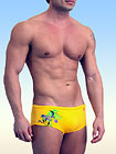 Clever Fish Print Swim Bikini