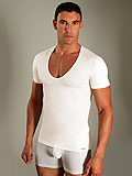 DOREANSE Deep V T-Shirt