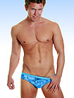 Modus Vivendi Classic cut, stamped text swim bikini