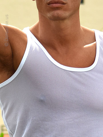 DOREANSE Mesh Tank Top