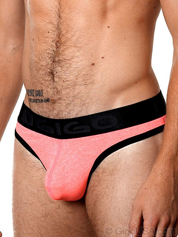 Gigo Patern Pink-grey Thong