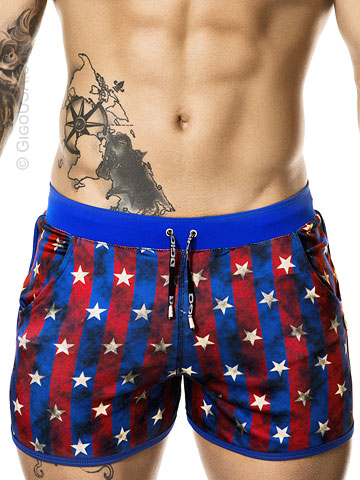 Gigo USA Flag Shorts