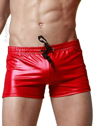 SXYFKR Latex Hot Shorts