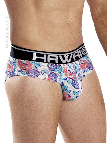 Hawaii Flowers Hip Briefs