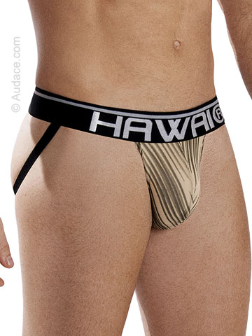 Hawaii Beige Athletic Jockstrap